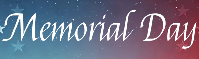 Memorial Day Observed